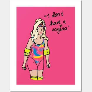 Barbie - I don't have a vagina Posters and Art